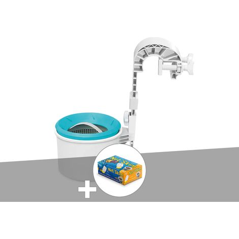 Kit skimmer de surface Intex + lot de 12 préfiltres jetables Net'Skim Toucan