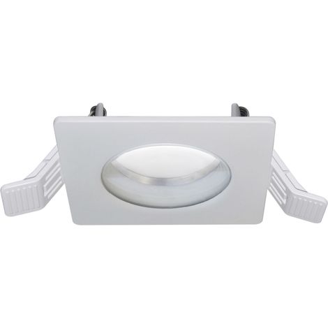 Empotrable techo INEL Fijo cuadrado IP65 Blanco (1/3)