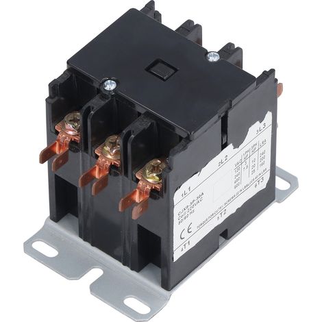 Hochleistungs-Wechselstromschütz Pa66 aus wärmehärtendem Kunststoff für Klimaanlagenkondensatoren, 220 V, 50/60 Hz, 3-polig (1/5)