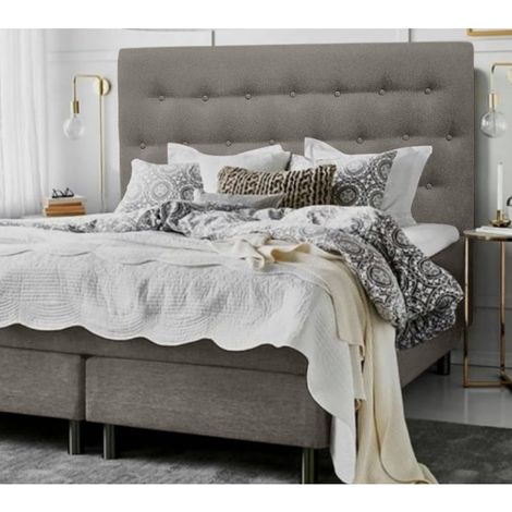 Cabecero de cama tapizado antimanchas Paris 20070 gris (1/4)