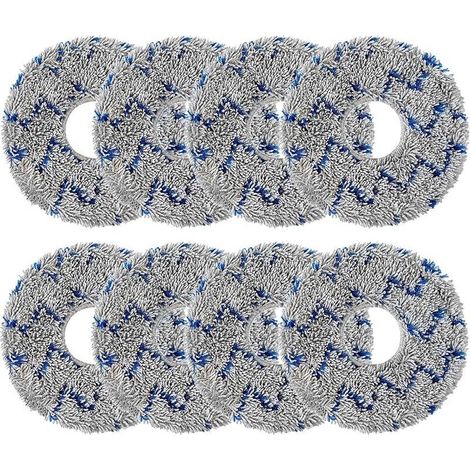 Almohadillas de repuesto para mopa compatibles con los robots aspiradores ECOVACS DEEBOT T50 Pro Omni/ N30 Pro Omni/ T30 Pro/ T30S Combo/ T30S/ T20 Omni/ T10 Omni/ X1 Omni/ X1 Turbo/ X2 Omni/Yeedi M12 (1/5)