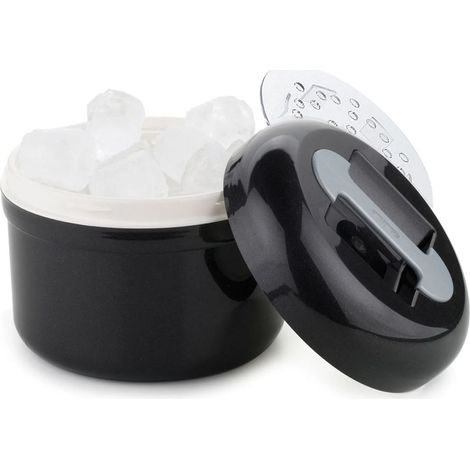 Contenant à Glaçons Isolant 2,5L avec Insert Perforé - Maintient les Glaçons Frais Plus Longtemps et Rafraîchit les Boissons Idéal pour Pique-Niques, Campings et Fêtes