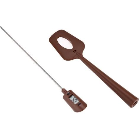 Dailygoods - Termómetro digital para alimentos con espátula - Perfecto para chocolate y salsas (1/5)