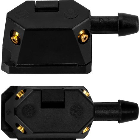 Buse de lave-glace pour voiture et camion, buse à bras de 8 mm ou 9 mm, buse de lave-glace réglable à 4 trous (1/5)