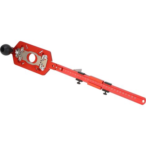 Support de fraisage à rainurer pour défonceuse, outil de gabarit multifonctionnel réglable en alliage d'aluminium 3 en 1 (1/5)