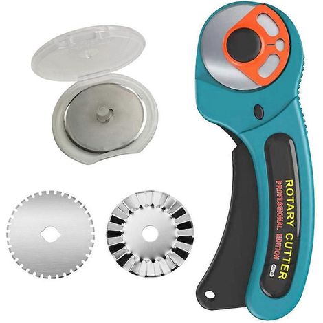 Cutter rotatif 45 mm, rouleau à patchwork, outils de coupe faciles à déchirer B-- (1/4)