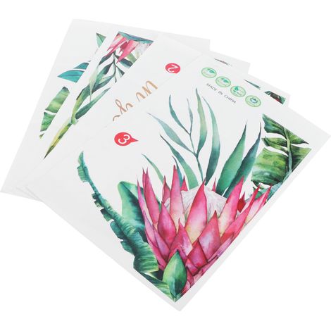 Autocollants Muraux Adhésifs Motif Fleurs pour Salon et Chambre Décoration (1/5)