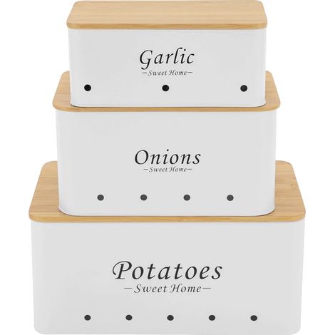 Organizzatore per la conservazione, contenitori da cucina multiuso, design ad accesso facilitato, bianco (1/2)