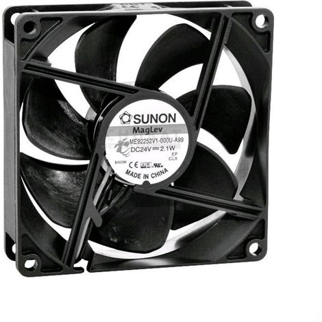 Sunon MF92252V11000UA99 Axiallüfter 24 V/DC 87.47 m³/h (L x B x H) 92 x 92 x 25 mm