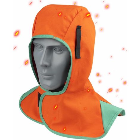 Cagoule Soudure Résistante à la Chaleur Sécurité, Capuchons de Soudage Ignifuges et Lavables, Capuche de Soudure, Chapeau de Protection pour Fer à Souder et Fer à Souder (1/5)