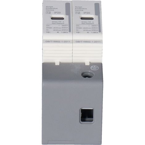 Parafoudre BERM 2P 40kA 220V 380V Dispositif de Protection contre les Surtensions Électrique (1/5)