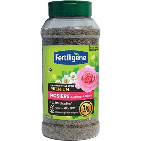 Engrais longue durée premium rosiers arbustes a fleurs 600 g - FERTILIGENE - FEGLDROS (1/5)