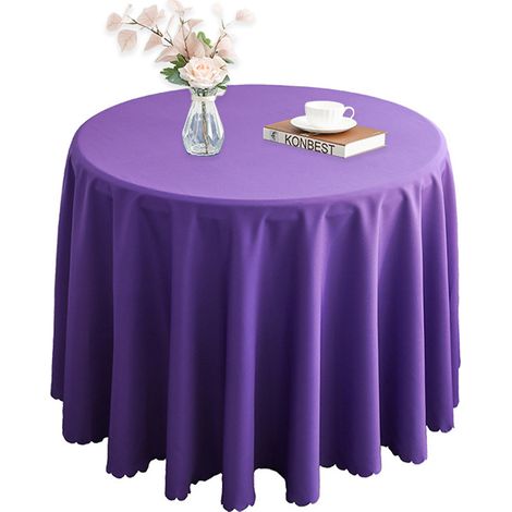 Tablecloth - Waterproof Polyester Table Cover - Indoor Outdoor Use - 180 cm (1/5)