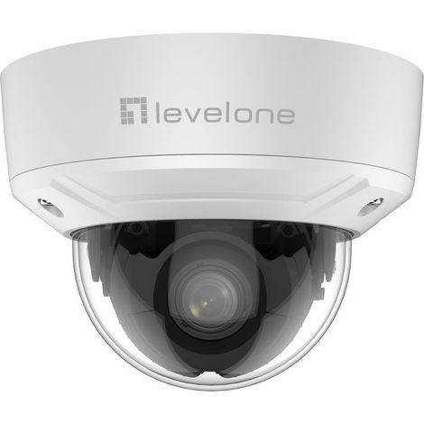 LevelOne Telecamera IP Dome Esterno 2MP Zoom 4x H.265 PoE FCS-3461