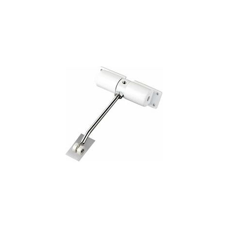 Ferme-porte automatique réglable en alliage de zinc, usage domestique ou commercial, blanc – (1/4)