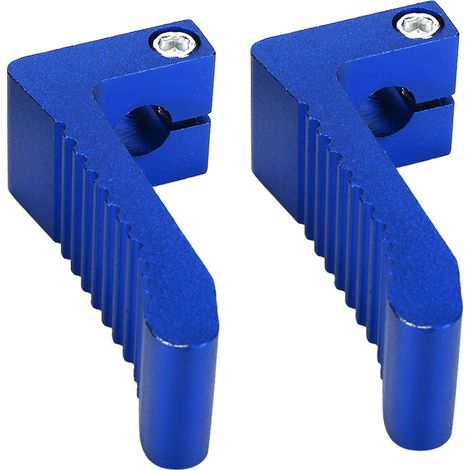 2PCS Pédales Moto Accessoires de Modification Compatibles PEG REPOSE-PIEDS 43CC 47CC 49CC (Bleu) (1/5)