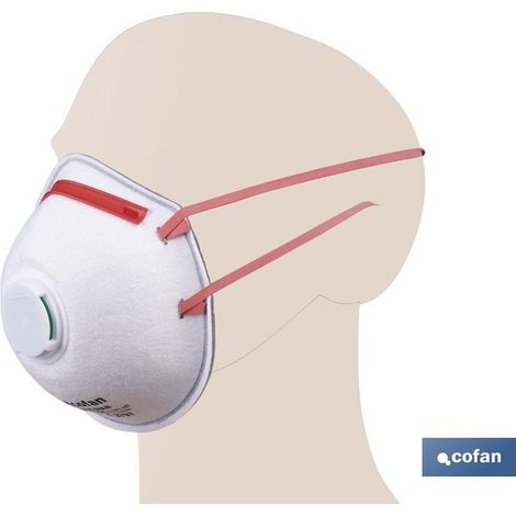 Pack mit 10 FFP3 NR Masken mit Ventil