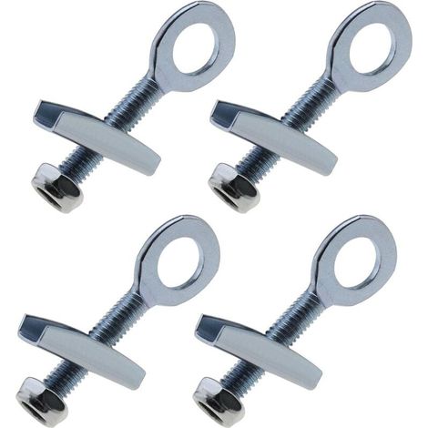 Tendicatena regolabile da 10 mm con viti per bici elettrica, 4 pezzi (1/4)
