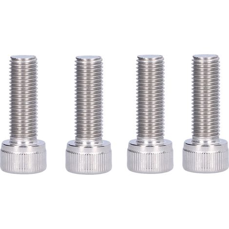 Lot de 4 vis à tête cylindrique creuse M10x30, inox A2, pas fin 1,25mm - Quincaillerie de fixation (1/5)