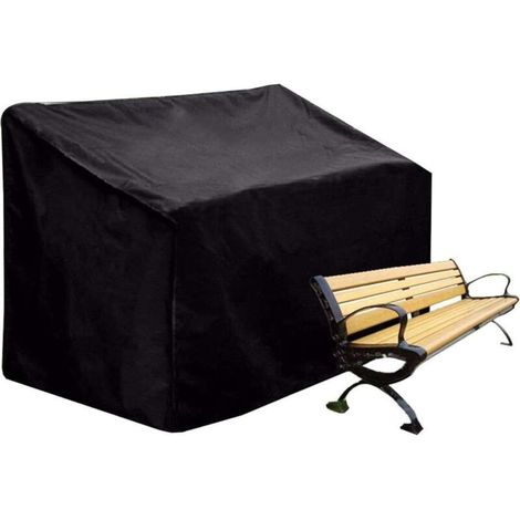 Housse de protection imperméable pour salon de jardin, 65 x 65 x 80/120 cm, noire, pour table de jardin, salon de jardin rectangulaire (1/5)