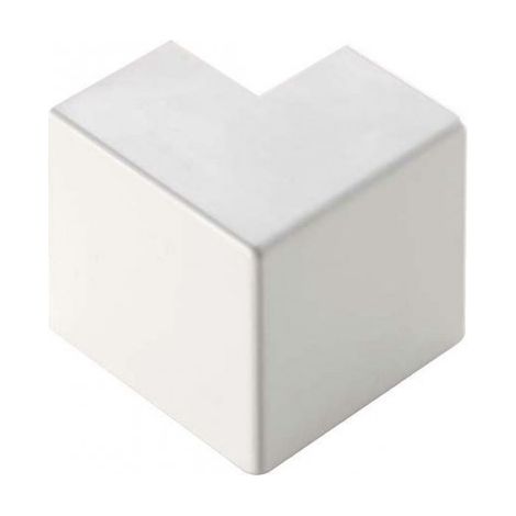 Angolo Esterno Per  Minicanale 20X10 Bianco (Elettrocanali Cod. Ecae2010B)