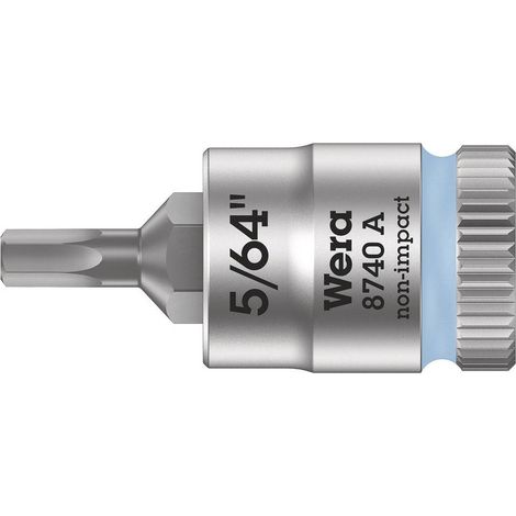 Wera 8740 A 05003380001 Brugola interna Inserto giravite a bussola 5/64 1/4 (6.3 mm) (1/3)