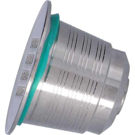 Filtre à capsules de café 50 ml en acier inoxydable réutilisable, accessoire pour machine à café Nespresso, trou carré (1/5)