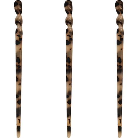 Epingle À Cheveux - Acétate - Motif Carapace De Tortue Ou Imprimé Léopard - Pour Cheveux Longs - 1 Pièce (1/5)