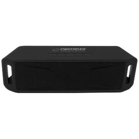 ESPERANZA Ep126KK Altavoz BT FM Folk Black y Negro Micrófonos, Polipropileno, Multicolor, H 23.6" xD 35.4" (1/3)