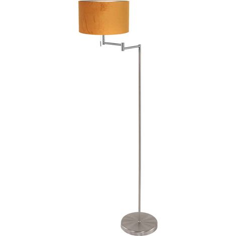 Lampadaire Bella métal avec abat-jour doré - 3877ST (1/5)