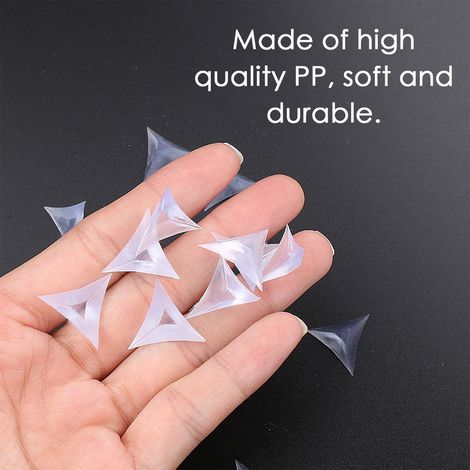 20 paquets de 100 protège‑coins transparents – Anti‑poussière pour tiroirs et armoires – Nettoyage facile des angles de meubles (1/5)