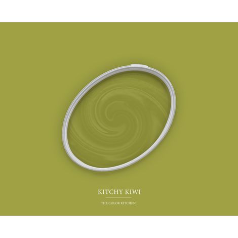 Wandfarbe Grün matt The Color Kitchen Kitchy Kiwi Exklusive Innendispersion Hohe Farbintensität 2.5 Liter (1/4)