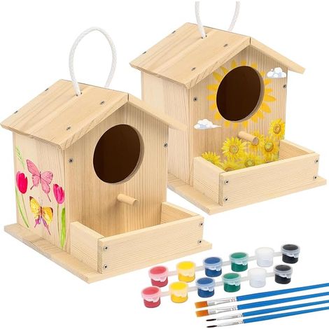 Maison Oiseaux Exterieur Activité Manuelle Enfant (1/5)