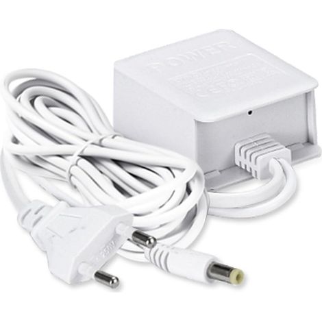 Bloc d'alimentation 12 V 2 A CC pour caméra de Surveillance IP/CCTV, Prise européenne, Noir