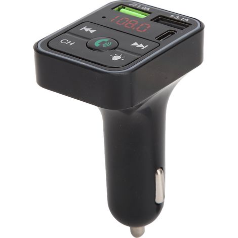 Bluetooth-Autoradio mit MP3-Player, FM-Transmitter und mehrfarbiger LED-Beleuchtung (1/5)