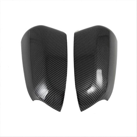 Lot de 2 coques de rétroviseurs en fibre de carbone - Coques de rétroviseurs de portières latérales