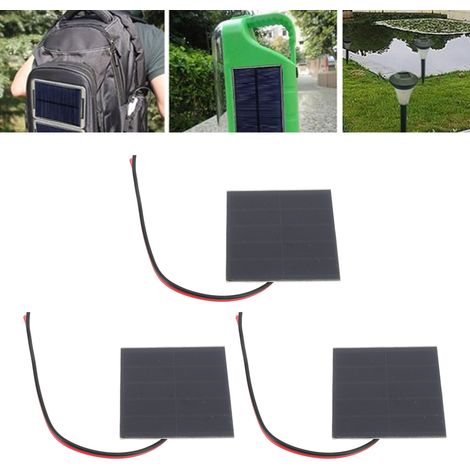 Lot de 3 Panneaux Solaires Miniature 55mm pour Projets DIY et Éducation en Énergie Solaire (1/5)