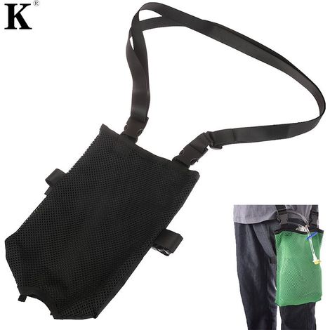 Sacoche de jambe ajustable 2000/1000ml, poche de drainage urinaire avec couverture, sac à urine réglable, housse de poche pour jambe. (1/5)