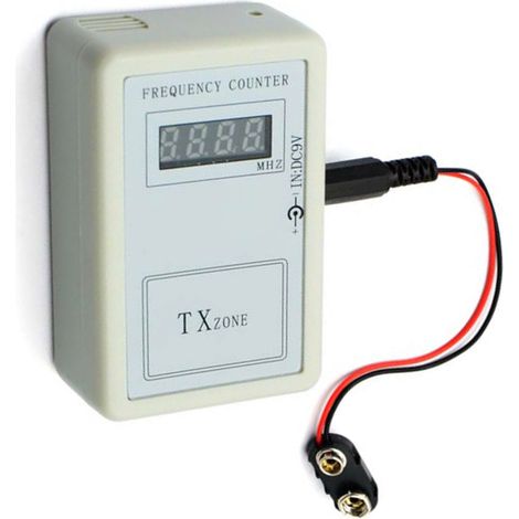 Lecteur de Fréquence 250 Mhz-450 Mhz, Compteur Numérique sans Fil Portable, Multifonction, Compatible avec Télécommande, Testeur (1/5)