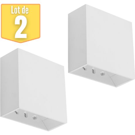 Lot de 2 appliques LED BRAYTRON VEKTA-B, blanc, 4W, 230lm (1/5)