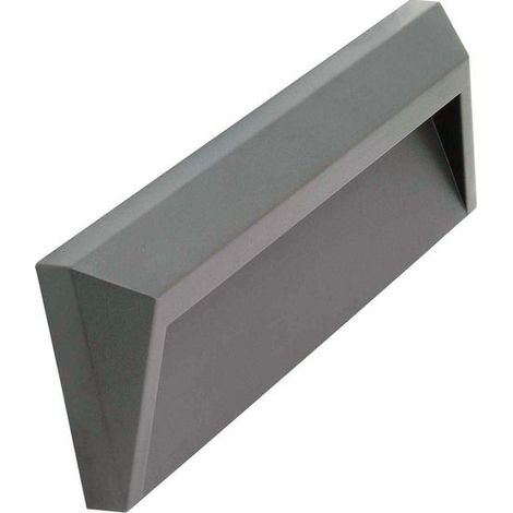 Baliza Exterior LED 2W Superficie Pared Antracita Chester 6000K Blanco Frío