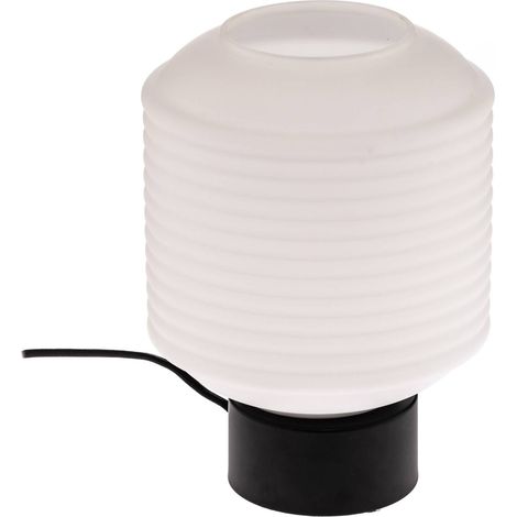 Tischlampe "Cagla" aus Glas für Wohnzimmer & Esszimmer von Lindby (1/5)
