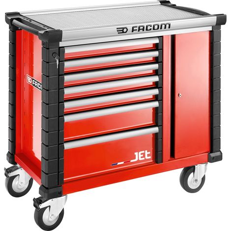 FACOM Mobile Werkbank 7 Schubladen, Rot (1/3)