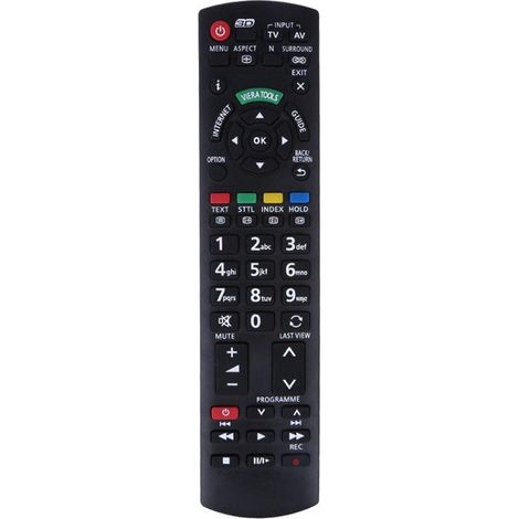 Télécommande pour téléviseur compatible Panasonic QAYB000572 QAYB000487 de remplacement (1/5)