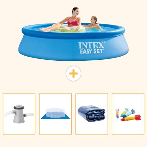 Intex Piscine Easy Set Ronde - 244x61 cm - 5-pièces S220 (1/5)