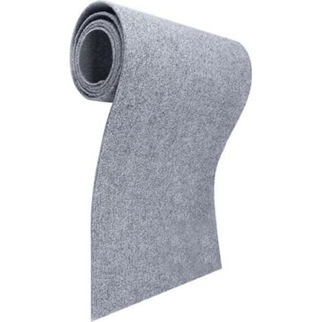 Tapis Griffoir - 40 x 200 cm - Auto-adhésif - Rectangulaire - Gris Clair - 1 Pièce