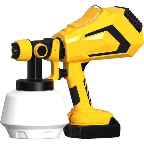 Pistolet à peinture portatif au lithium-ion, machine à pulvériser la peinture au latex, outil électrique domestique (1/5)
