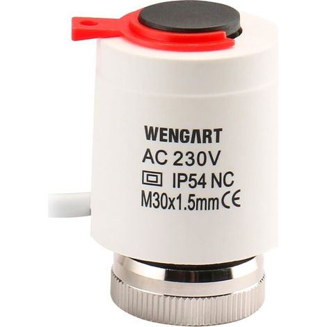 Actionneur thermique WG20, normalement fermé AC230V,M301.5 convient à presque tous les collecteurs de circuit de chauffage courants (1/4)