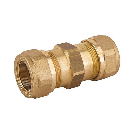 Raccordo doppio per tubo ferro  3/8CAVAL