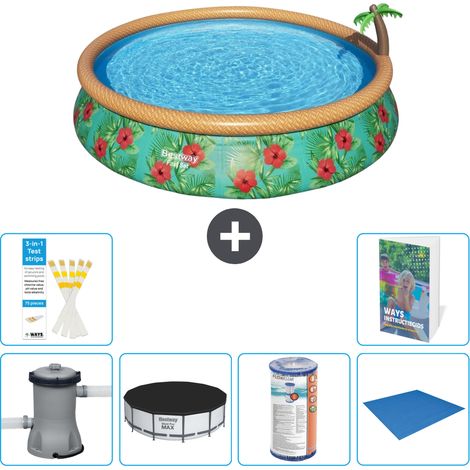 Bestway Piscina Bestway Fast Set Rotonda - 457x84 cm - 7-pezzi  S341